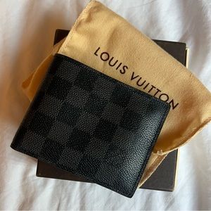 Louis Vuitton Multiple Damier Black wallet